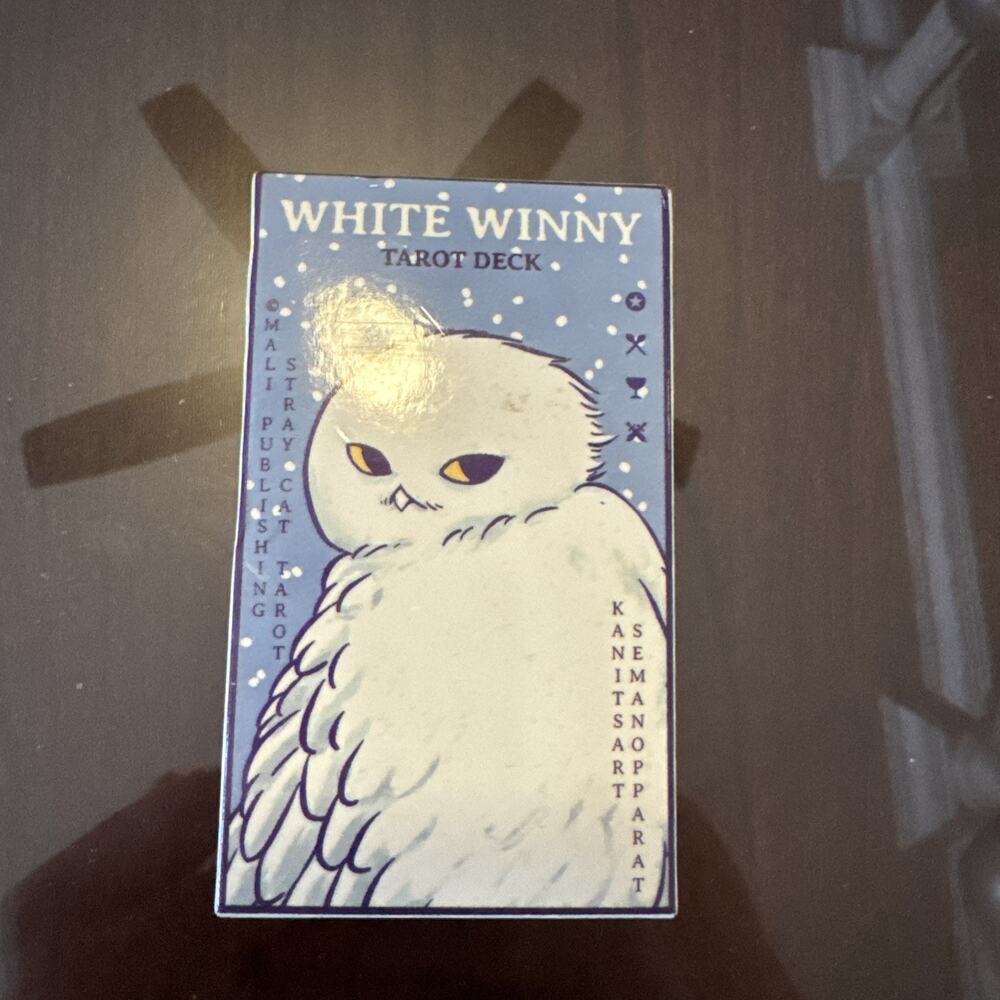 White Winny OWL Tarot Deck Cards English Fate Fortune Telling Divination